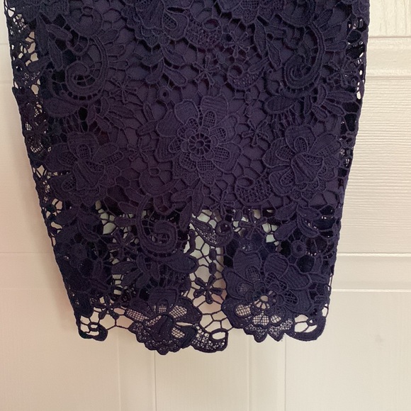 ASOS Navy Lace Dress - Picture 5 of 6